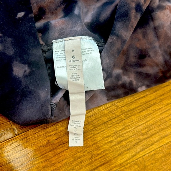 EUC Lululemon High Rise Leggings - Picture 3 of 3